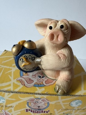 Piggin Schwein Figur Sammlerstücke Piggin Alarming David Corbridge Special Boxed