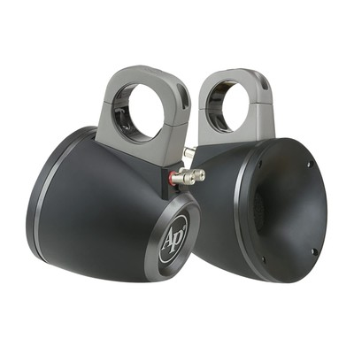 Pair of 6'' 80W RMS 8-Ohm Marine Compression Driver Tower Speaker Audiopipe