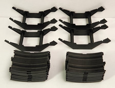 Life-Like Slot Car HO Scale 16 Tracks 4 Supports set of 2 Loops