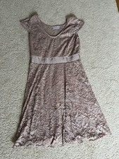 Sommerkleid 36 38 Bonprix Hochzeit Altrosa Spitze Taufe S M Kleid Frauen Damen