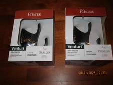 LOT OF 2 NEW Matte Black Towel Hook Wall Mounted Bath Shower Robe Coat Clothes