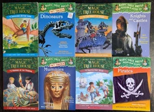 #1-5 Magic Tree House + Matching Fact Tracker / Research Guide Paperback 5 Lot