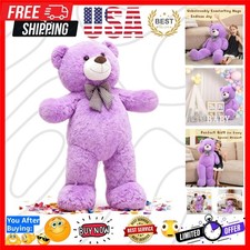 Giant Teddy Bear 4 Feet, 47inch Stuffed Animal Big Teddy Bear Plush, Classic ...