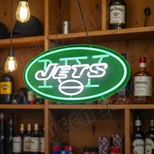 16x9 New York Jets Logo Led Neon Sign With Dimmer Usb Powered Light Lamp 16x9 New York Jets Logo Led Neon Sign With Dimmer Usb Powered Light Lamp