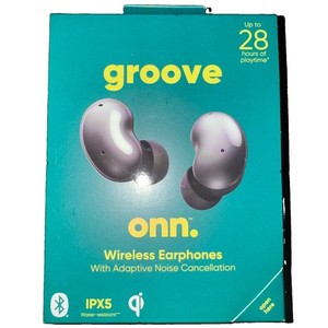 onn. Wireless Active Noise Cancelling/Ambient Sound In-Ear Earphones IPX5