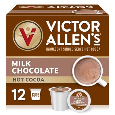 Victor Allen's Coffee, Milk Chocolate Hot Cocoa, 12 12 Count (Pack of 1) 