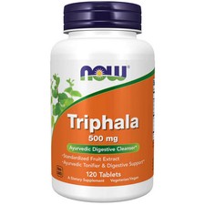 Triphala 120 Tabs 500 mg by Now Foods