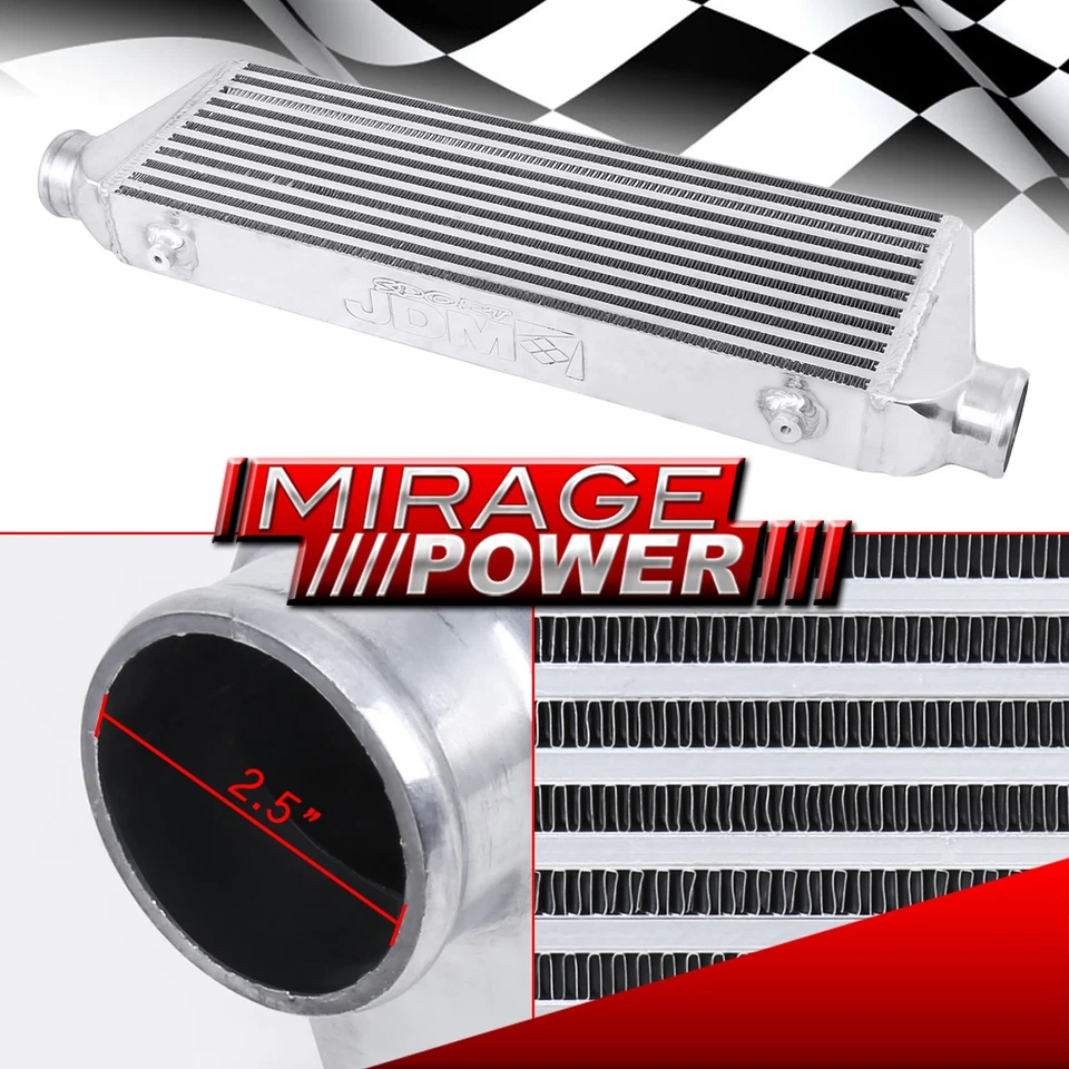 28" X 7" X 2.5" Inlet JDM Front Mount Heavy Duty Turbo Intercooler Bar & Plate — 第 3/4 张图片
