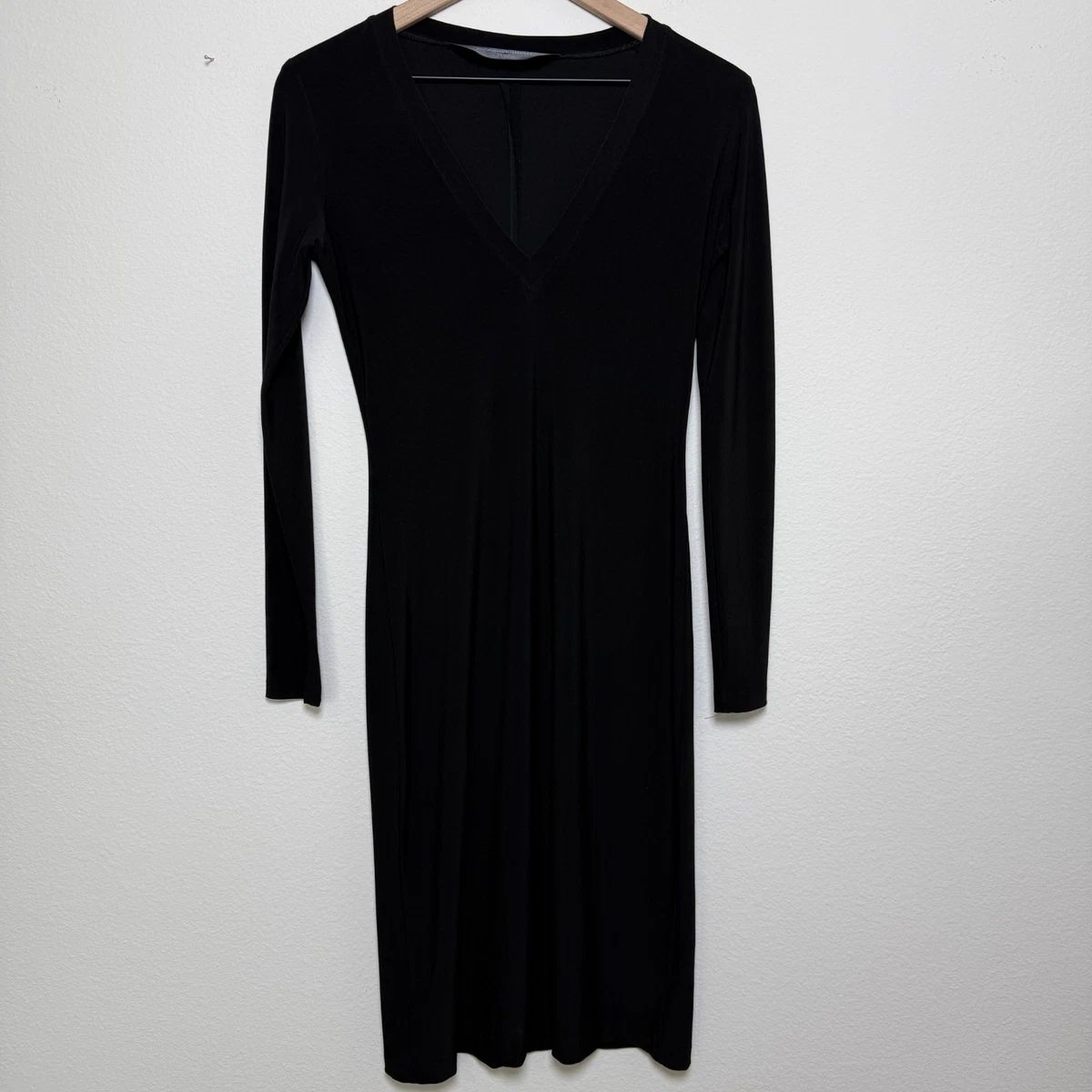 V-Neck Long Sleeve Black Dresses for Women for sale | eBay V-Neck Long Sleeve Black Dresses for Women for sale | eBay