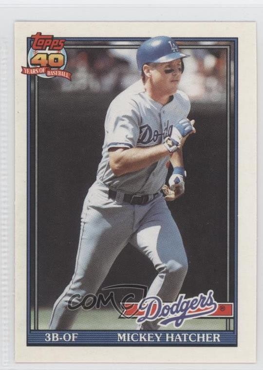 1991 O-Pee-Chee Mickey Hatcher #152 0a1