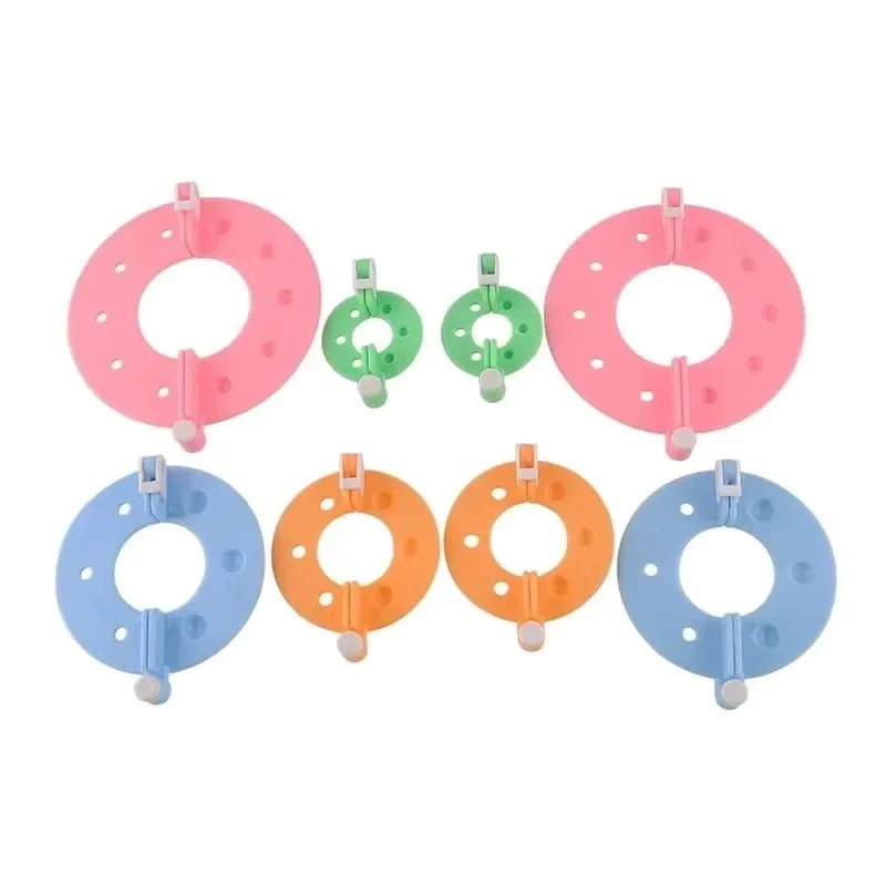 DIY Pompon Set mit 4 Größen Kunststoff Pom Pom Maker Strickwerkzeug - Bild 2 von 4