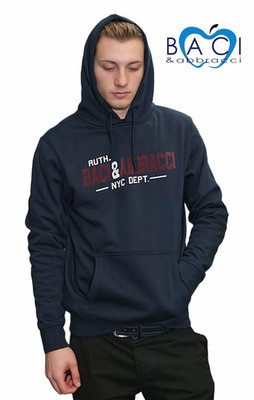 BACi E ABBRACCi 2328 Herren Pullover Winter Mit Taschen Und Kapuze Größe 50