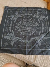 Boot Barn Western Company Black Bandana Handerchief Scarf