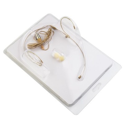 Omnidirektionales XLR 4-PIN Kopfbügel-Headset-Mikrofon für kabelloses System