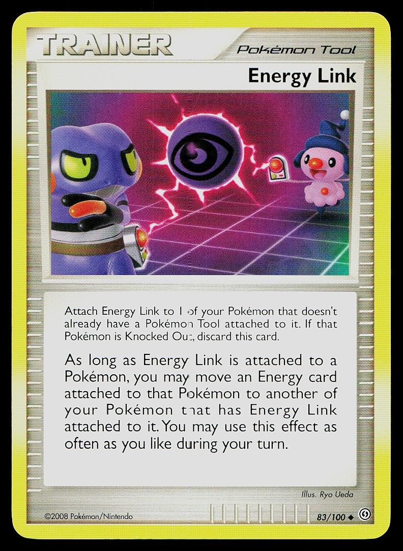 Pokemon Card Stormfront Energy Link 83/100 Uncommon