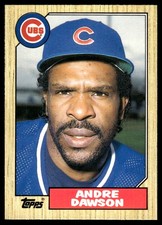 Andre Dawson 1987 Topps Traded #27T Cubs MLB READ FREE SHIPPING AutographDen
