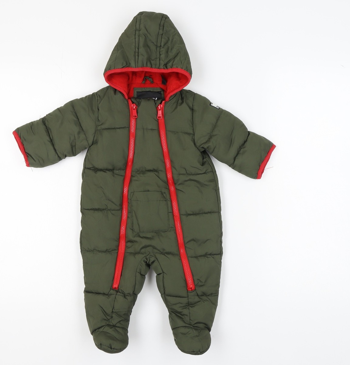DKNY Unisex Baby Snowsuit 3-6 Months Green Hooded