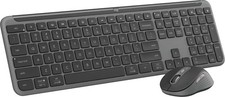 Logitech - MK955 Signature Slim Full-size Wireless Keyboard and Mouse Combo