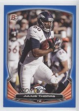 2014 Bowman Blue 70/99 Julius Thomas #61 2x3