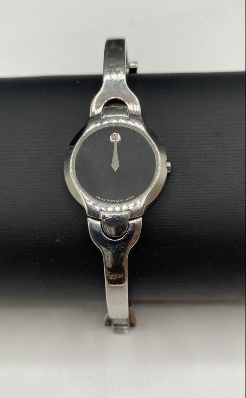 Women's Movado Swiss WR Stainless Steel Analog 24mm Watch 26.4g