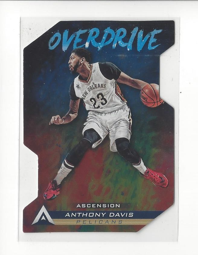 2017-18 Panini Ascension Overdrive Die Cuts #16 Anthony Davis Pelicans SP!