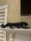 Royal Haeger Black Stalking Panther Statue Vintage 23" (M)