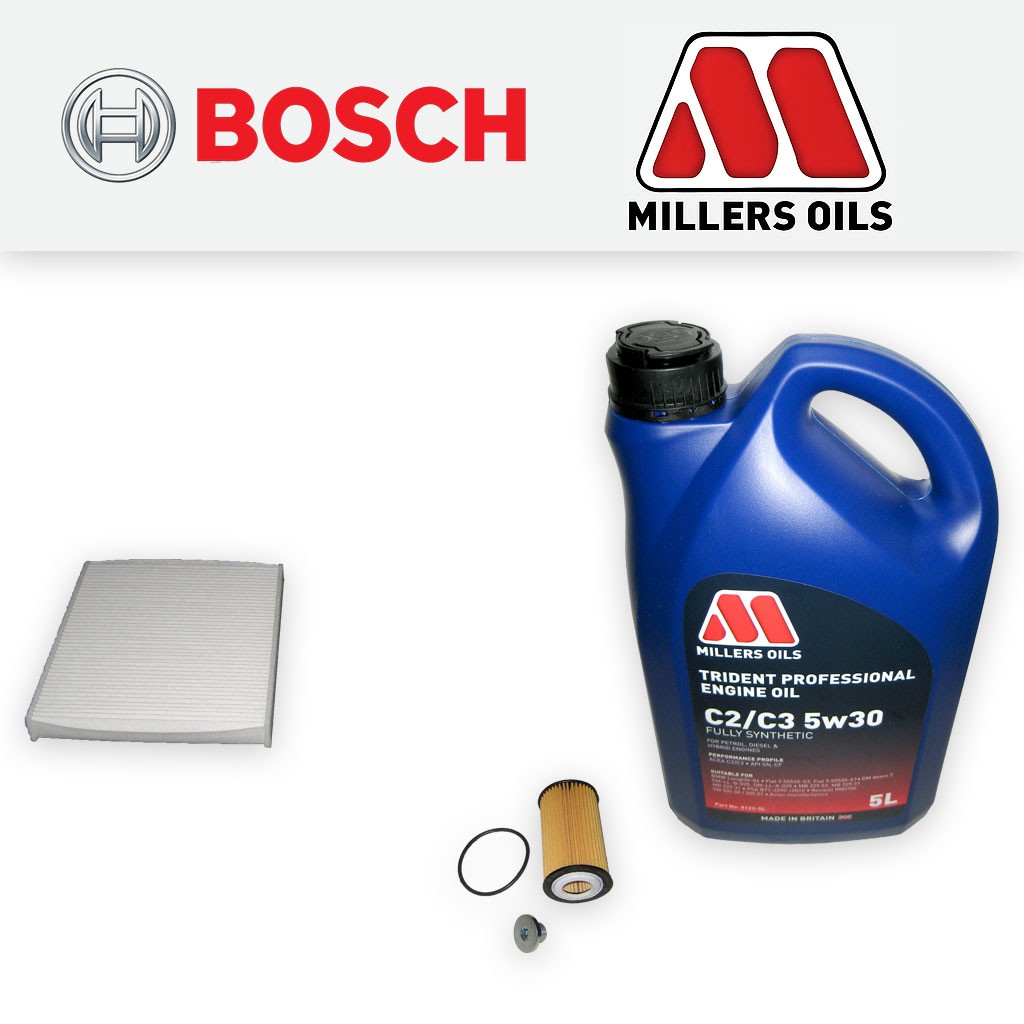 SERVICE KIT VAUXHALL ZAFIRA B MK2 1.6 16V A16XER Z16XER OIL CABIN FILTERS +OIL