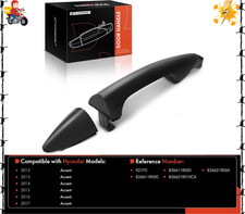 Front or Rear Passenger Side Exterior Door Handle Compatible with Hyundai