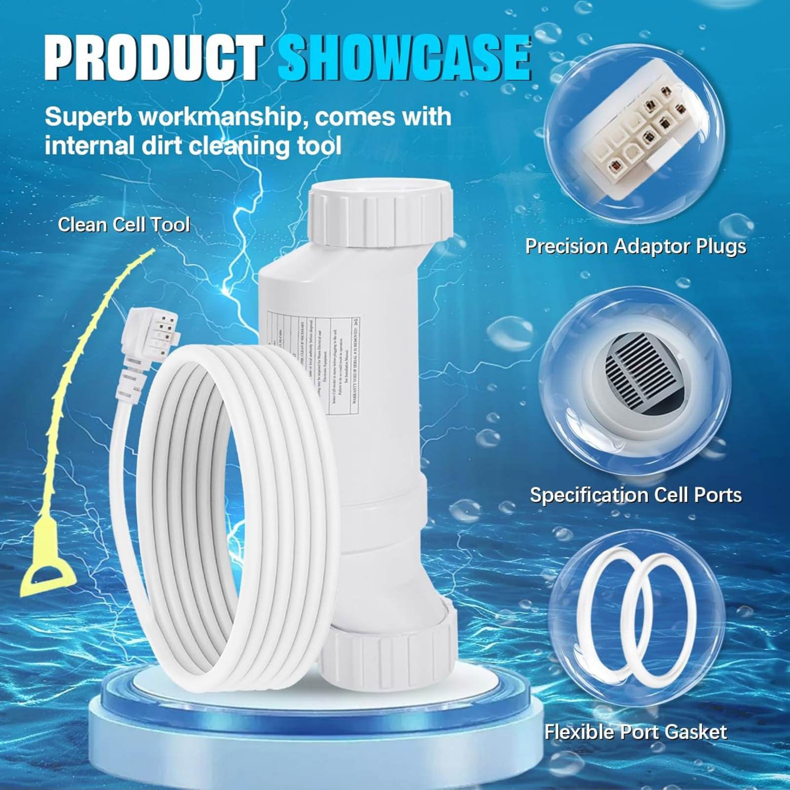 1* 5A Max Current Salt Cell Chlorine Generator For Aquarite Pro For Omnilogic