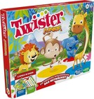 Twister Junior Hasbro – Familienspiel 2-in-1 mit beidseitiger Spielmatte
