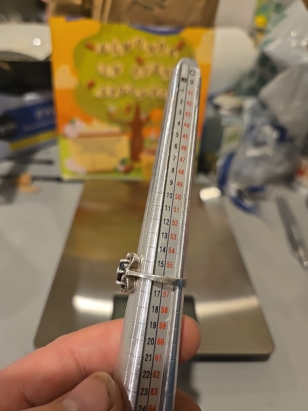 old art Deco 925 Silver Ring - image 5