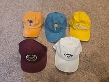 Lot Of 5 Golf Hats U.S. Callaway Titleist South Carolina 