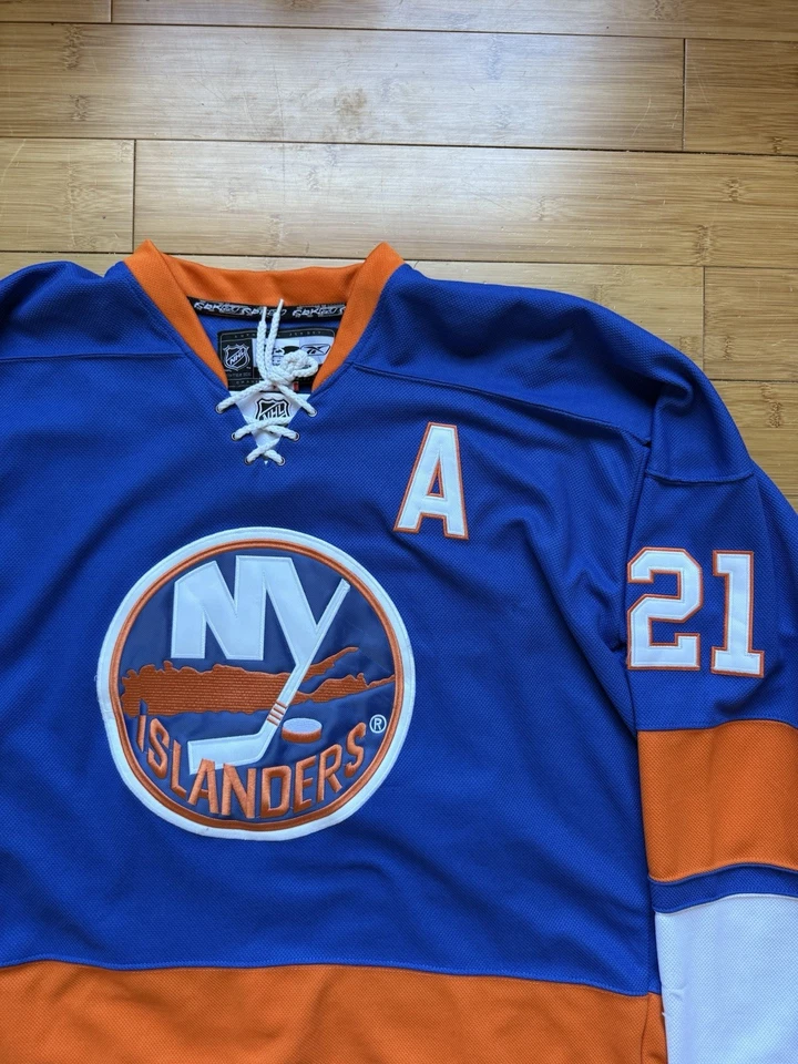 Vintage New York Islanders Kyle Okposo #21 Home Jersey Size XL NHL - Image 2 of 4