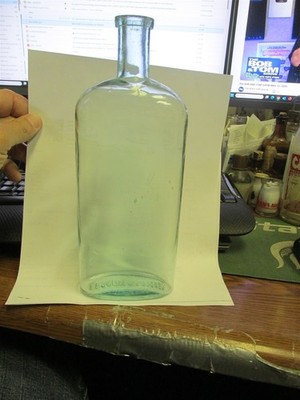 Atlanta, GA. LEMON ELIXIR bottle base embossed Dr. H. Mozley's (Laxative)