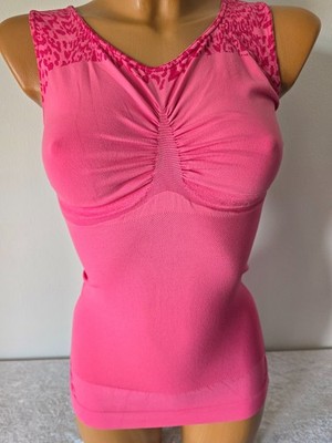 Schlankstütz Shape Top - UBF-PU- Raffung - Waffelstruktur - Rose - Gr. L - 42 44