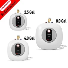 2.5/4/8 Gal Electric Hot Water Heater Mini Tank Compact 1400W Kitchen Sink