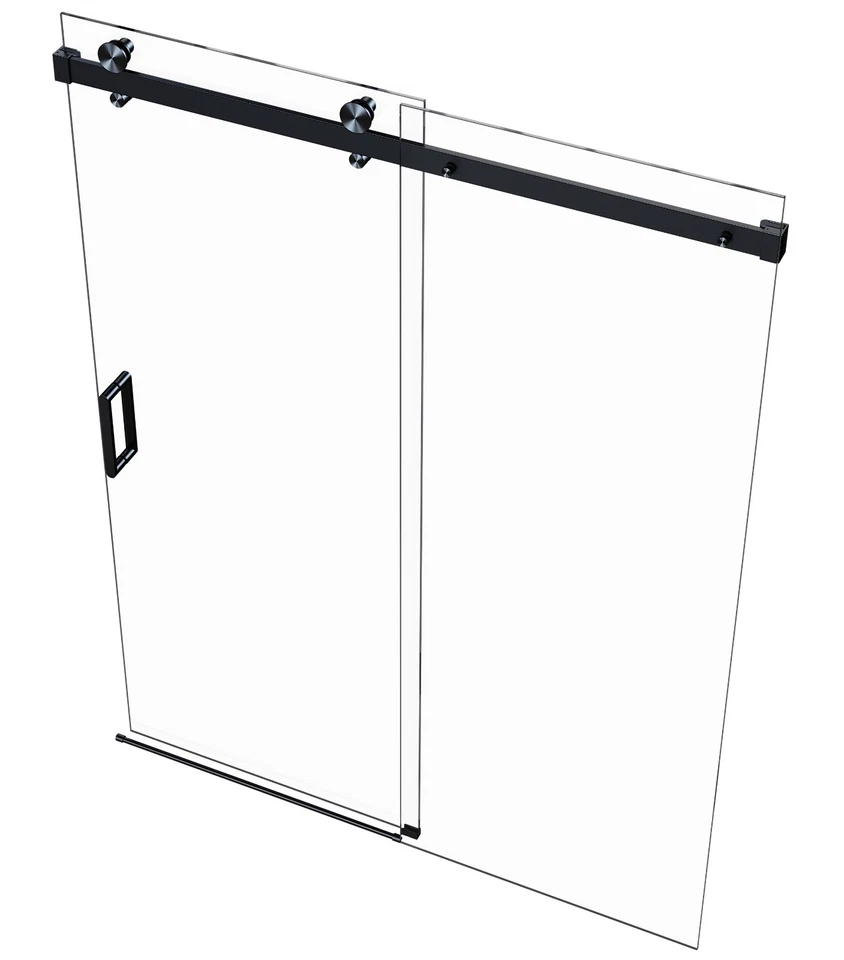 Puerta de ducha bañera sin marco EUROTECH VITRA-100 56-59,25" W X 66" H SOLO RECOGIDA Foto 3 de 4