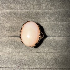 Sterling Silver NK Silver Brand Rose Quartz Ring Size 8