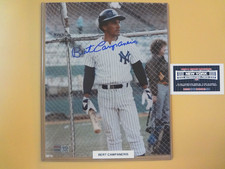 BERT CAMPANERIS NEW YORK YANKEES AUTOGRAPH PHOTO TRISTAR 8150349