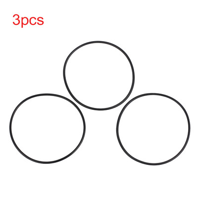3pcs Black NBR70 Rubber O-Ring Washer Sealing Gasket for Car 75 x 2.5mm