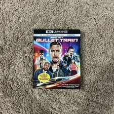 Bullet Train, New Sealed,W/Slip Cover,4K+ Blu-Ray+ Digital, Great Movie To Own,