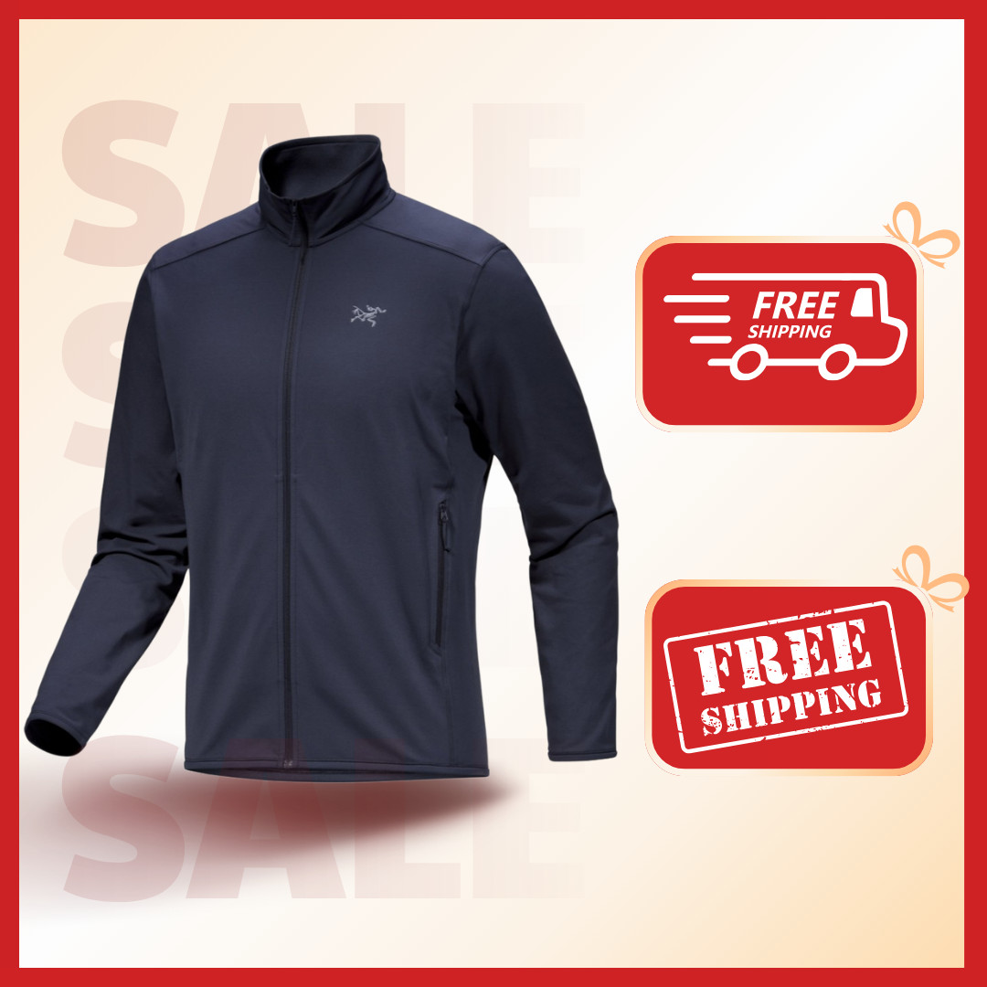 [SALE] Arc'teryx Kyanite Lightweight Fleece Jacket Men's Black Sapphire X Size M