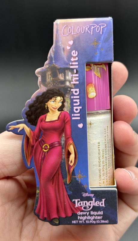 ColourPop x Disney Tangled Mother Gothel White/Pearl Liquid Highlighter NIB RARE