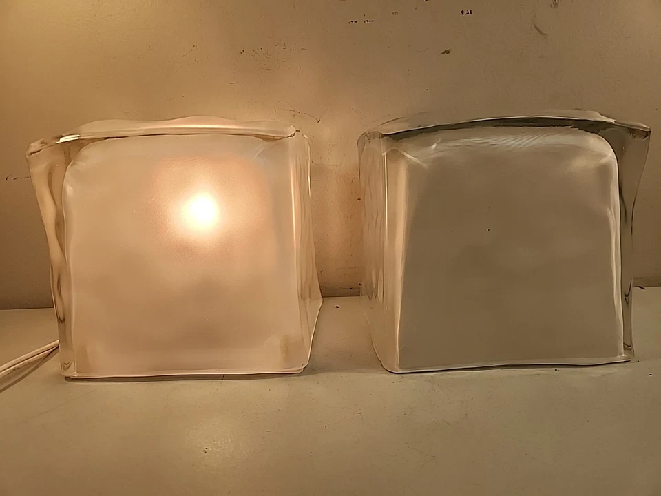 IKEA Iviken света современный льда куб лампа 6» белый матовое стекло пара - Изображение 2 из 4