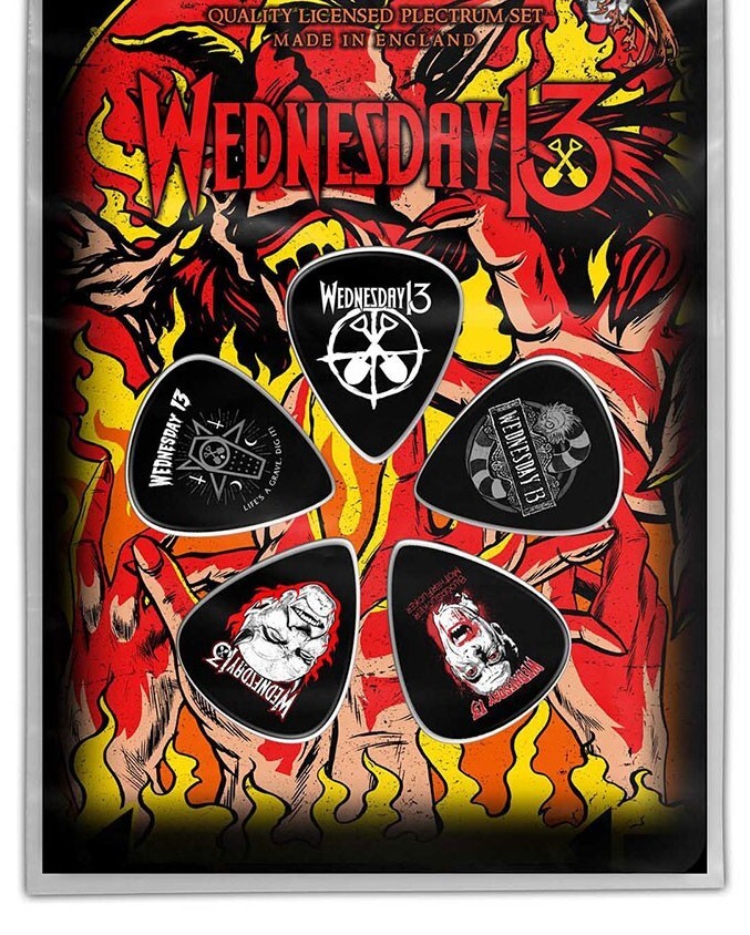 WEDNESDAY 13TH: SHOVELS LOGO: 1mm Guitar Picks 5 PLECTRUM