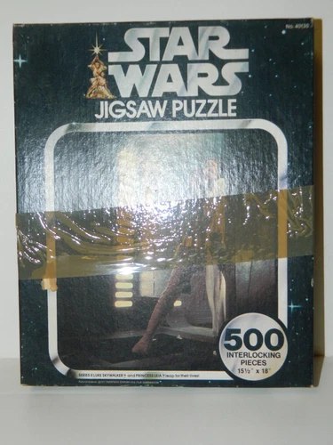 VTG Vintage 1977 Kenner Star Wars 500 Piece Puzzle 40130 *READ DESCRIPTION*