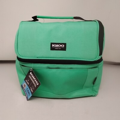 Igloo 16 Can Cooler Mint Leaf 2022 Ringleader Dual Compartment Pail Cooler