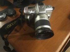 MINOLTA MAXXUM 50 w case, with AF lens 28-100 strap