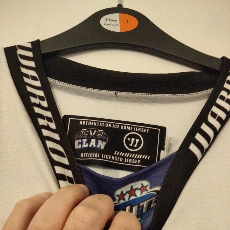 Braehead/Glasgow Clan Ryan Nie Goal Tender 35 Game Worn Ice Hockey