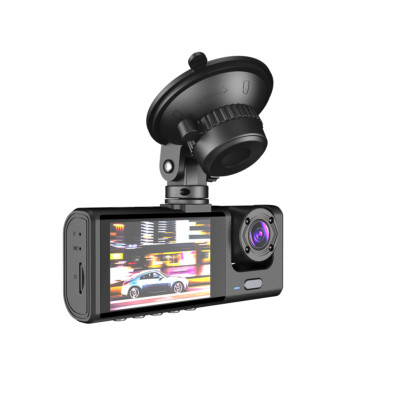 1080P 3 Lens Car Dash Cam DVR Video Recorder Loop Recording Parking Monitoring